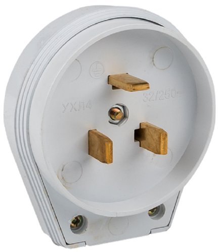 Вилка для разъема РШ-ВШ EKF PROxima 32А 2P+PE 230В белый фото Вилка для разъема РШ-ВШ EKF PROxima 32А 2P+PE 230В белый картинка